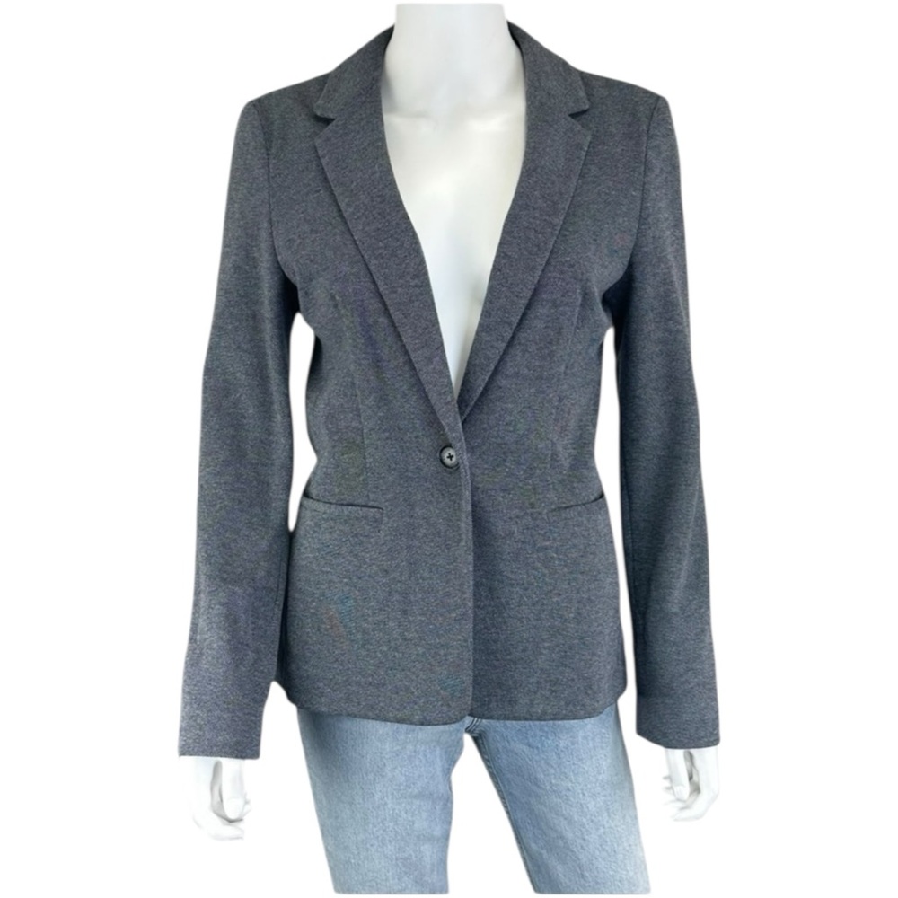 EXPRESS Grey Cotton Blazer Size S M0574